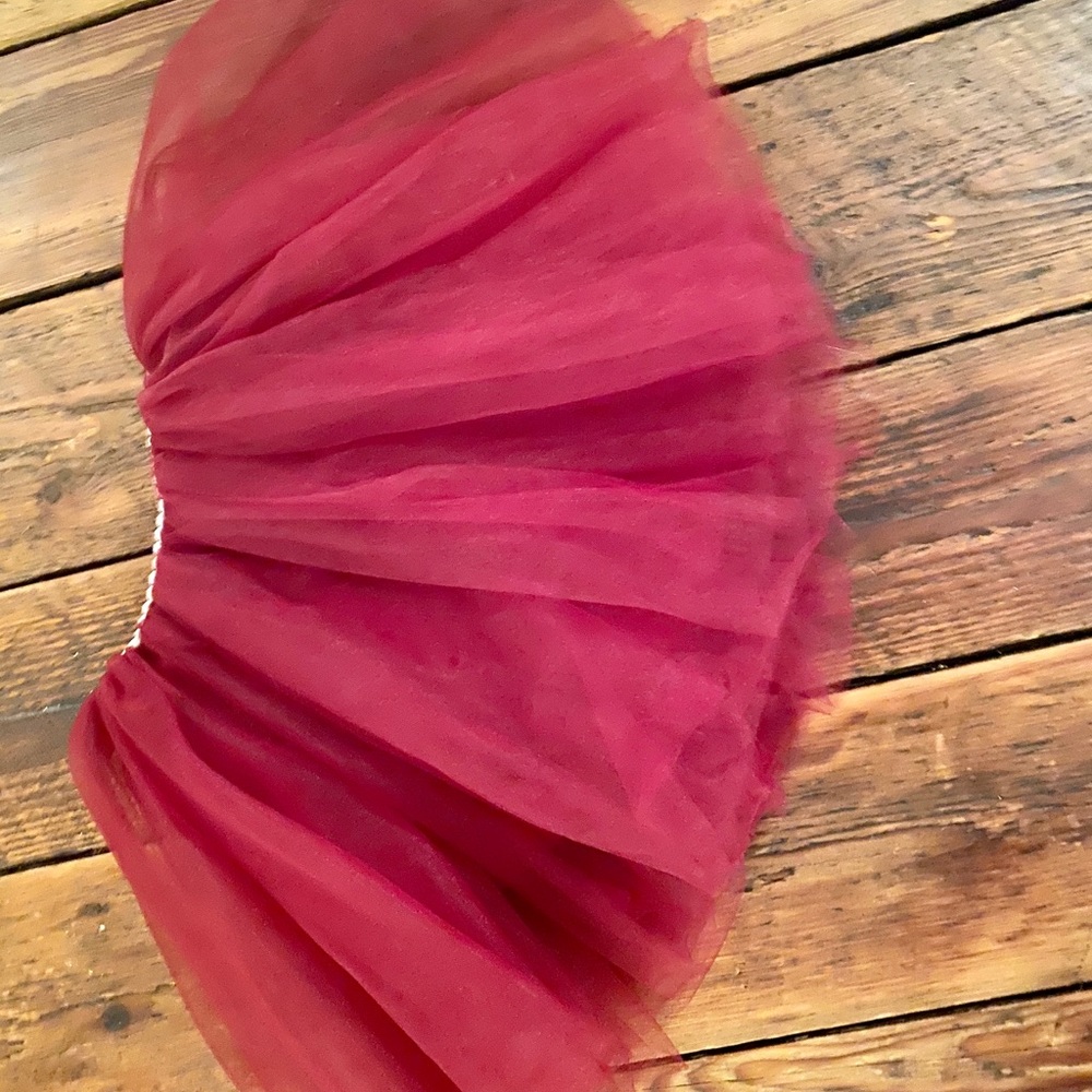 Girls tutu red (scarlet) size small/medium